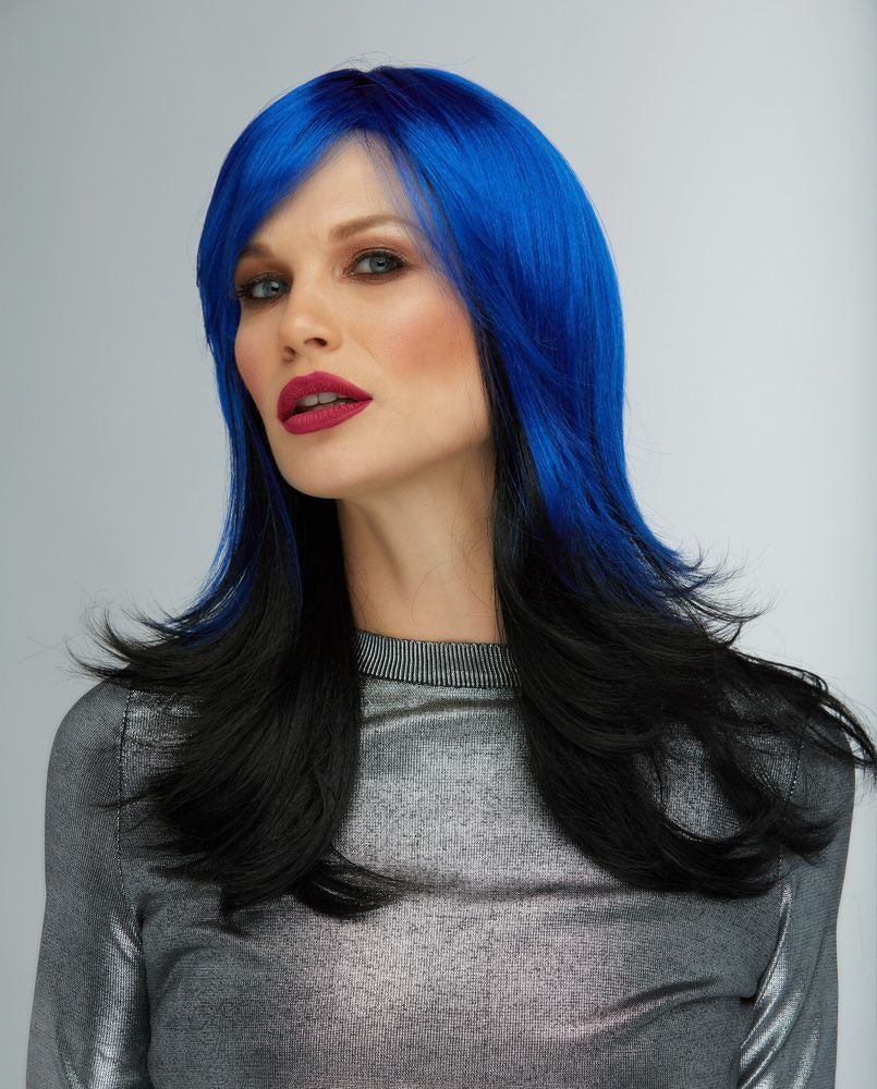 Blush Hannah Wig - Blue and black wig
