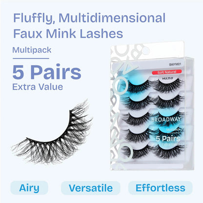 Broadway False Eye Lash Multi-Pack