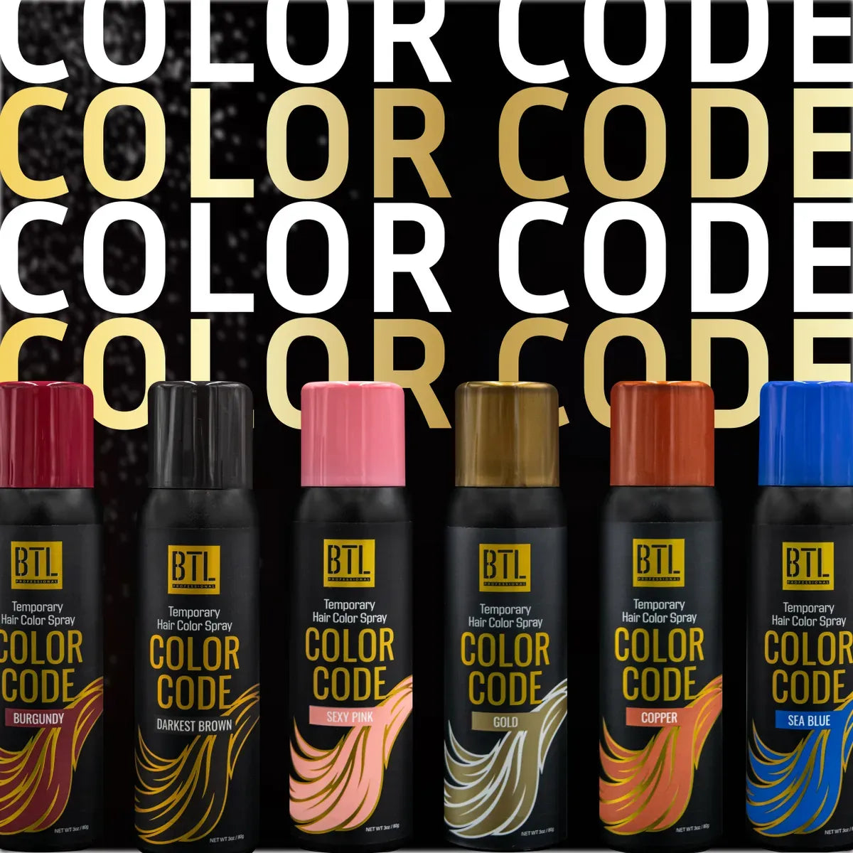 BTL Color Code Hair Color Spray