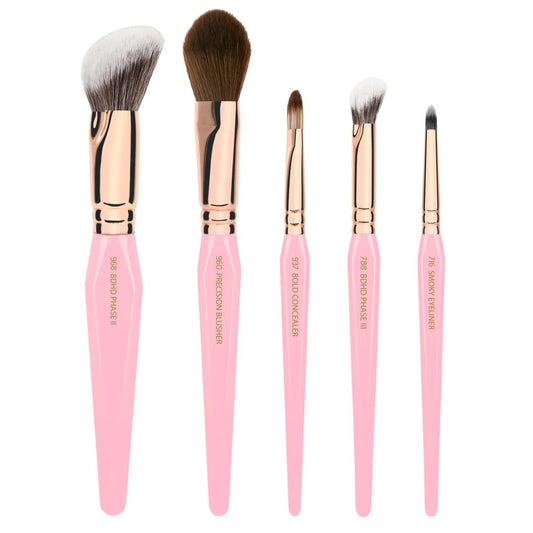 Bdellium Tools PINK GOLDEN TRIANGLE FACE & EYES SET