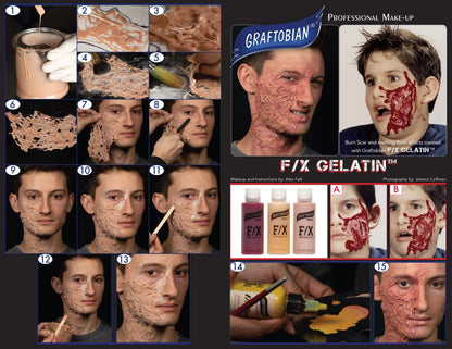 Graftobian F-X Gelatin™ Special Effects Gel - 3 colors