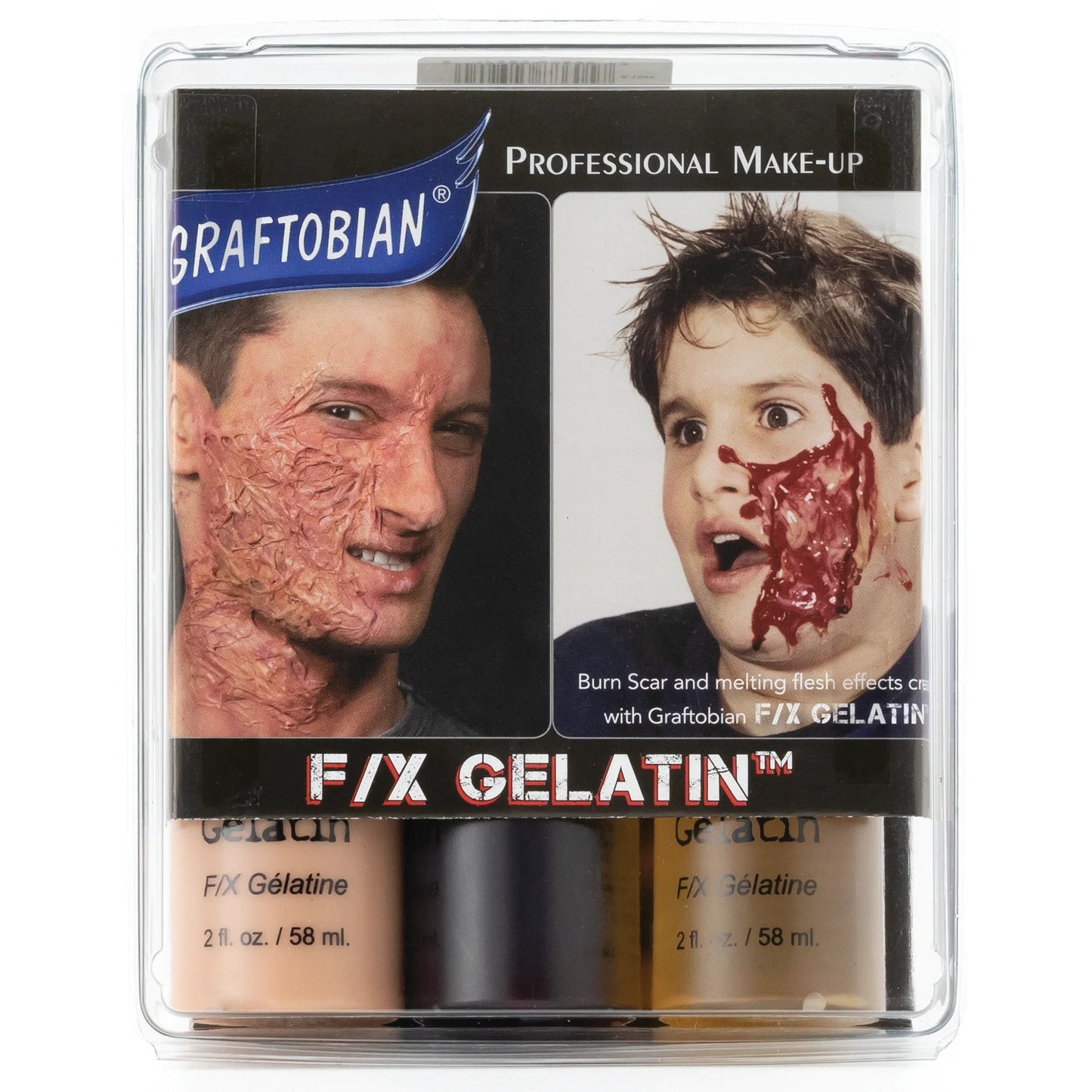 Graftobian F-X Gelatin™ Special Effects Gel - 3 colors