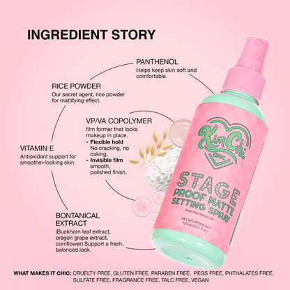 Kimchi Chic Beauty Stage Proof Matte Setting Spray