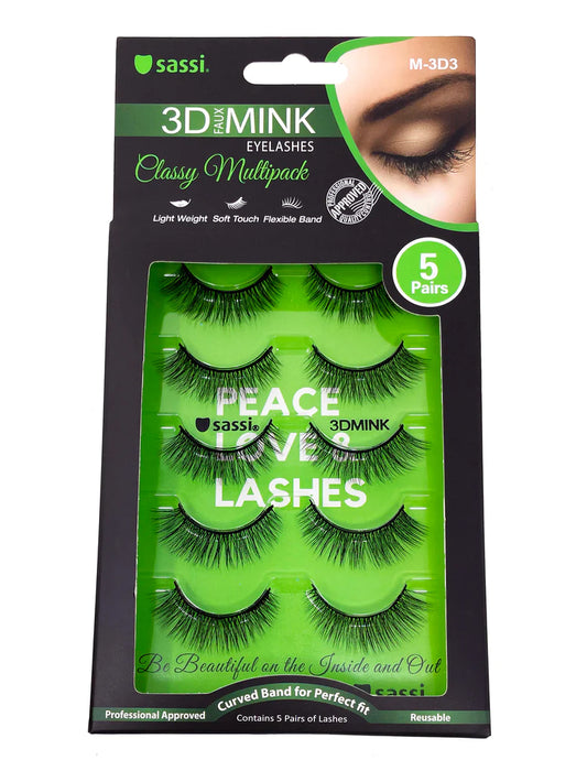 Sassi 3D Faux Mink Lashes - M3D3
