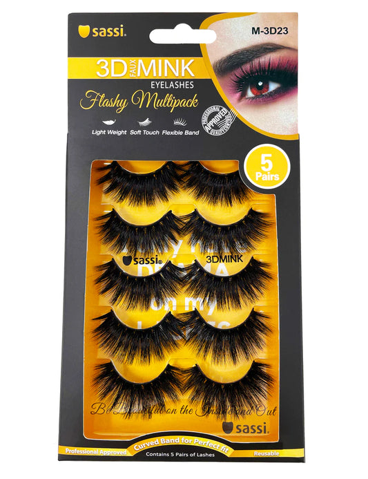 Sassi 3D Faux Mink Lashes - M3D23