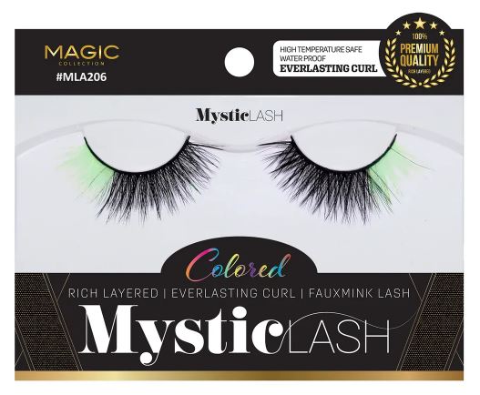 Magic Collection - Mystic Colored Lash Lime MLA206