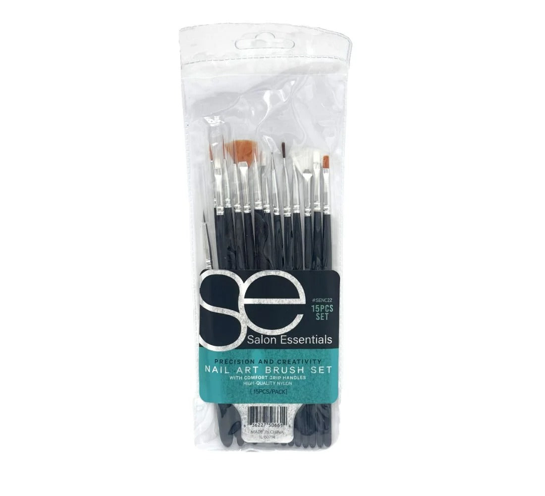 Salon Essentials Precision and Creativity Nail Art Brush Set