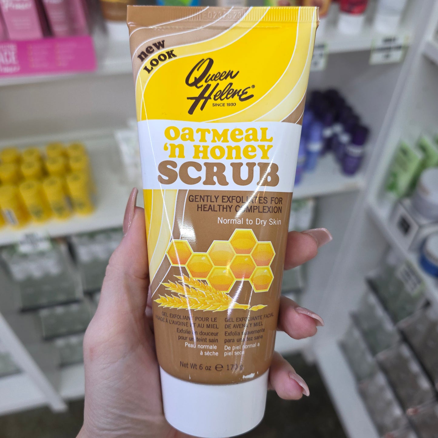 Queen Helene Oatmeal 'N Honey Scrub 6oz Tube