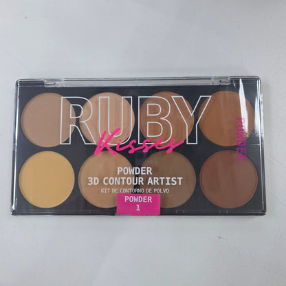 Ruby Kisses 3D Contour Artist Light Medium - Powder