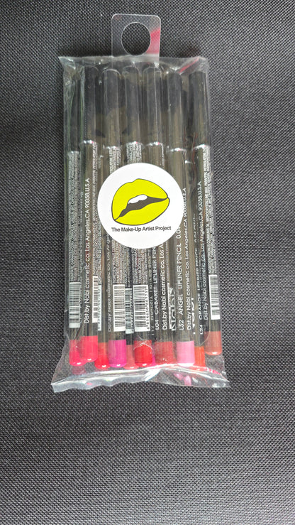 Set of 12 Nabi Lip Liners - PINKS/REDS