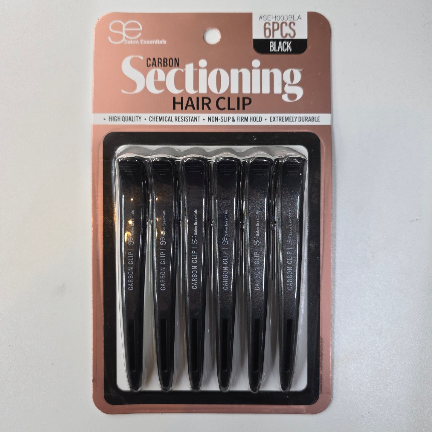 Magic Collection - Sectioning Hair Clip Black 6pcs Pack