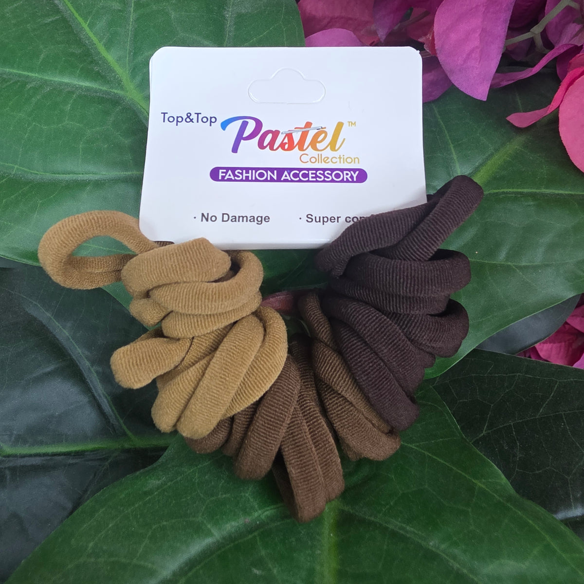 Assorted Brown Hair Ties - Small