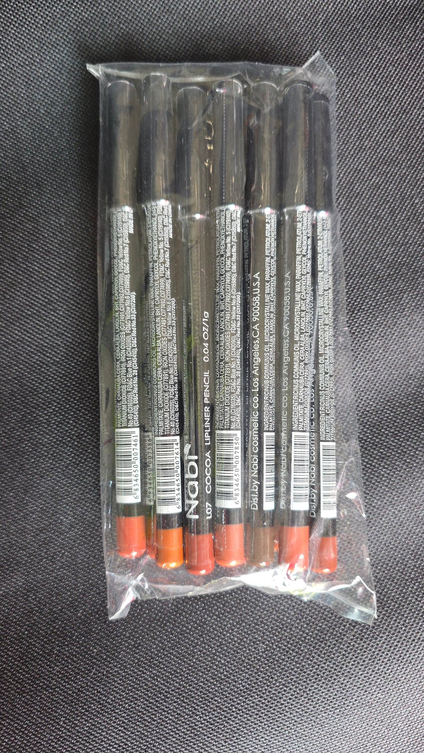 Set of 12 Nabi Lip Liners - NUDE