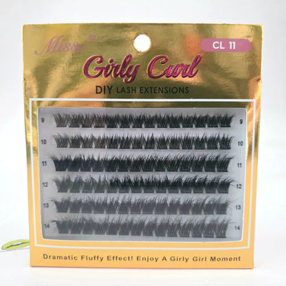 Miss Lashes Girly Curl DIY Lash Extensions CL11