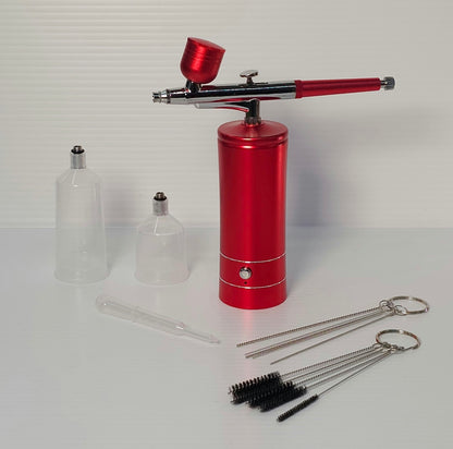 Cordless Airbrush Machine - Red