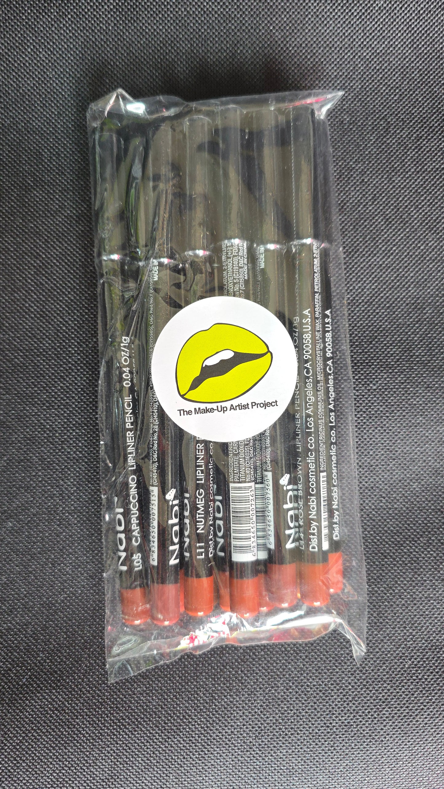 Set of 12 Nabi Lip Liners - NUDE