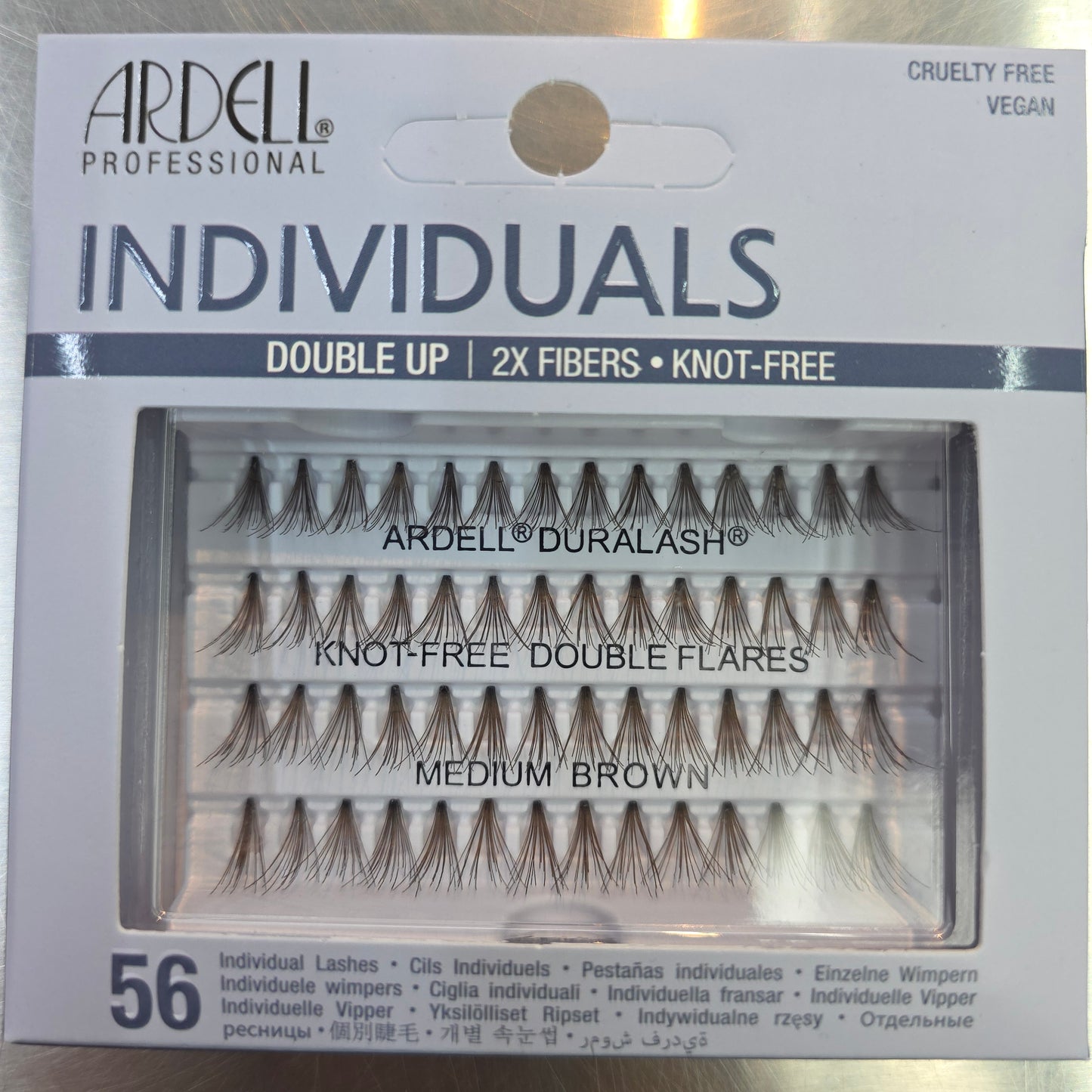 Ardell Double Up Individuals Medium Brown Lashes