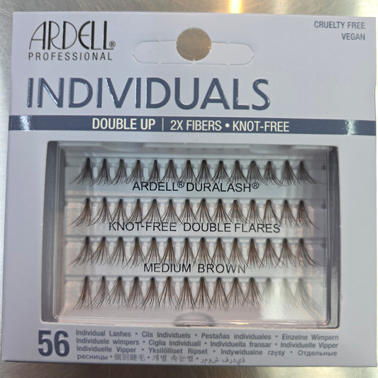 Ardell Double Up Individuals Medium Brown Lashes