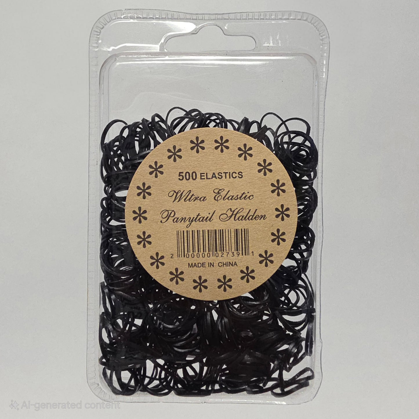 500 Black Elastics - Black