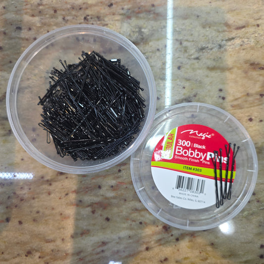 Magic Bobby Pins - Black 300 Pcs