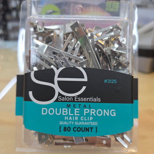 Double Prong Clips 80 count