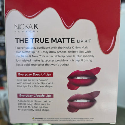Nicka K The True Matte Lip Kit