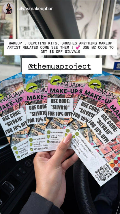 Makeup Artist Goodie Bag + Discount Cards