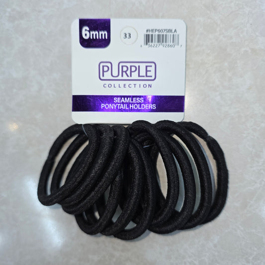 Seamless Ponytail Holders (set of 10) 6mm
