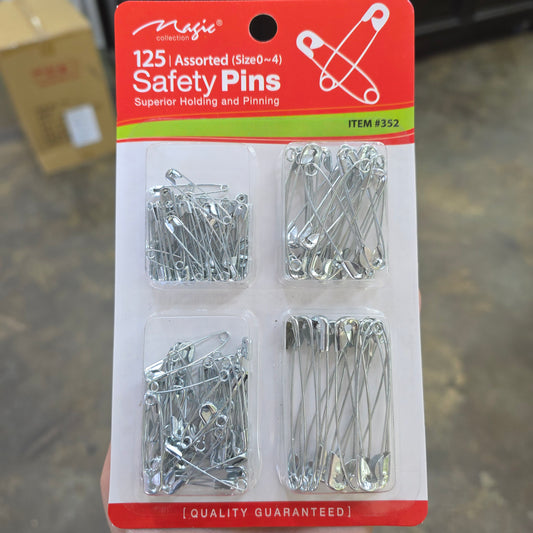 Magic Collection - Safety Pin Size 0-4 Mix - 352