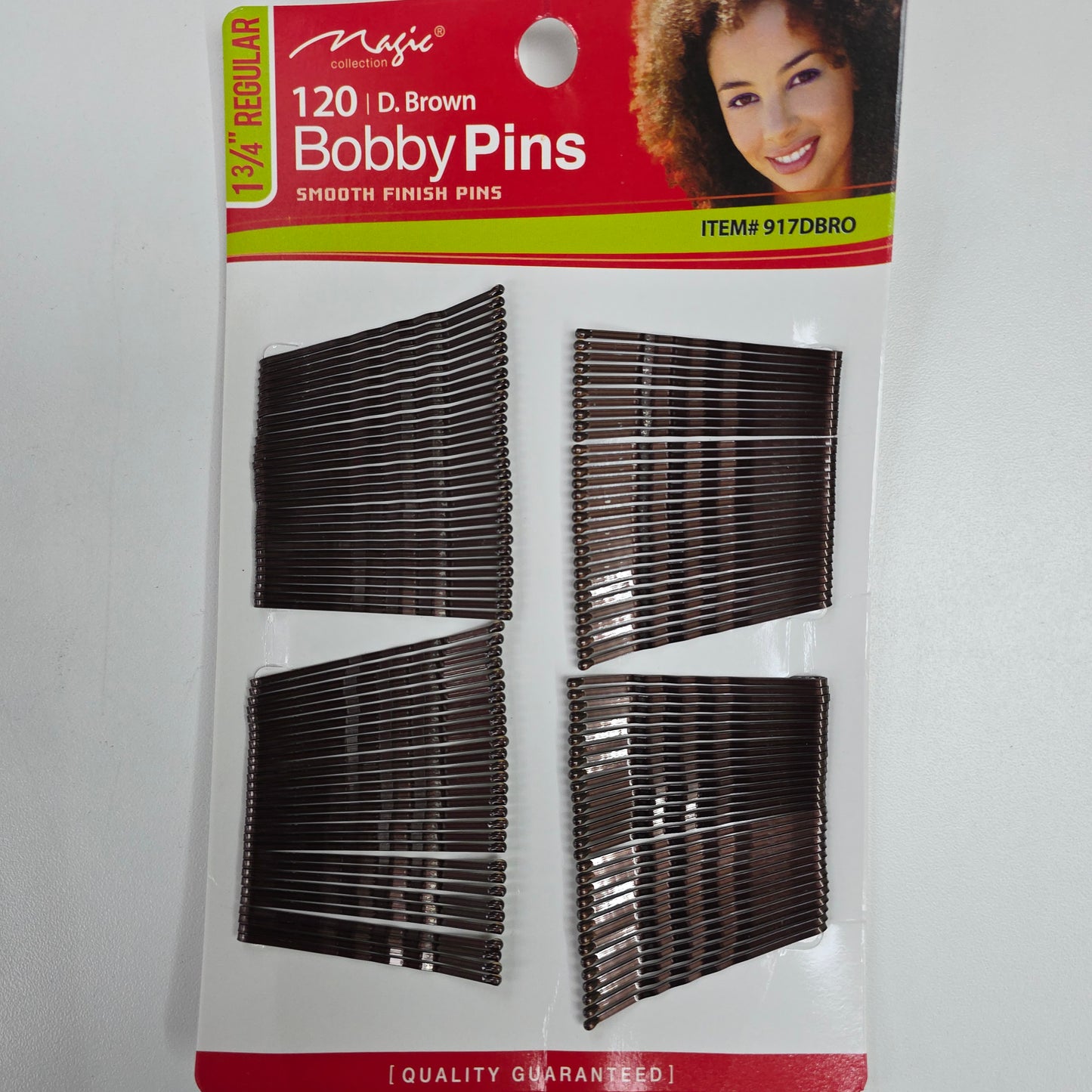 Magic Collection | 120 Count Brown Bobby Pins #917DBRO