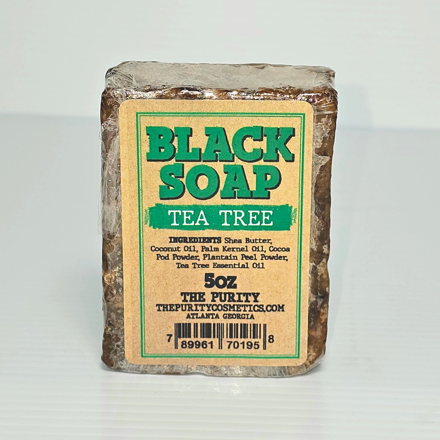 The Purity Black Soap - Tea Tree