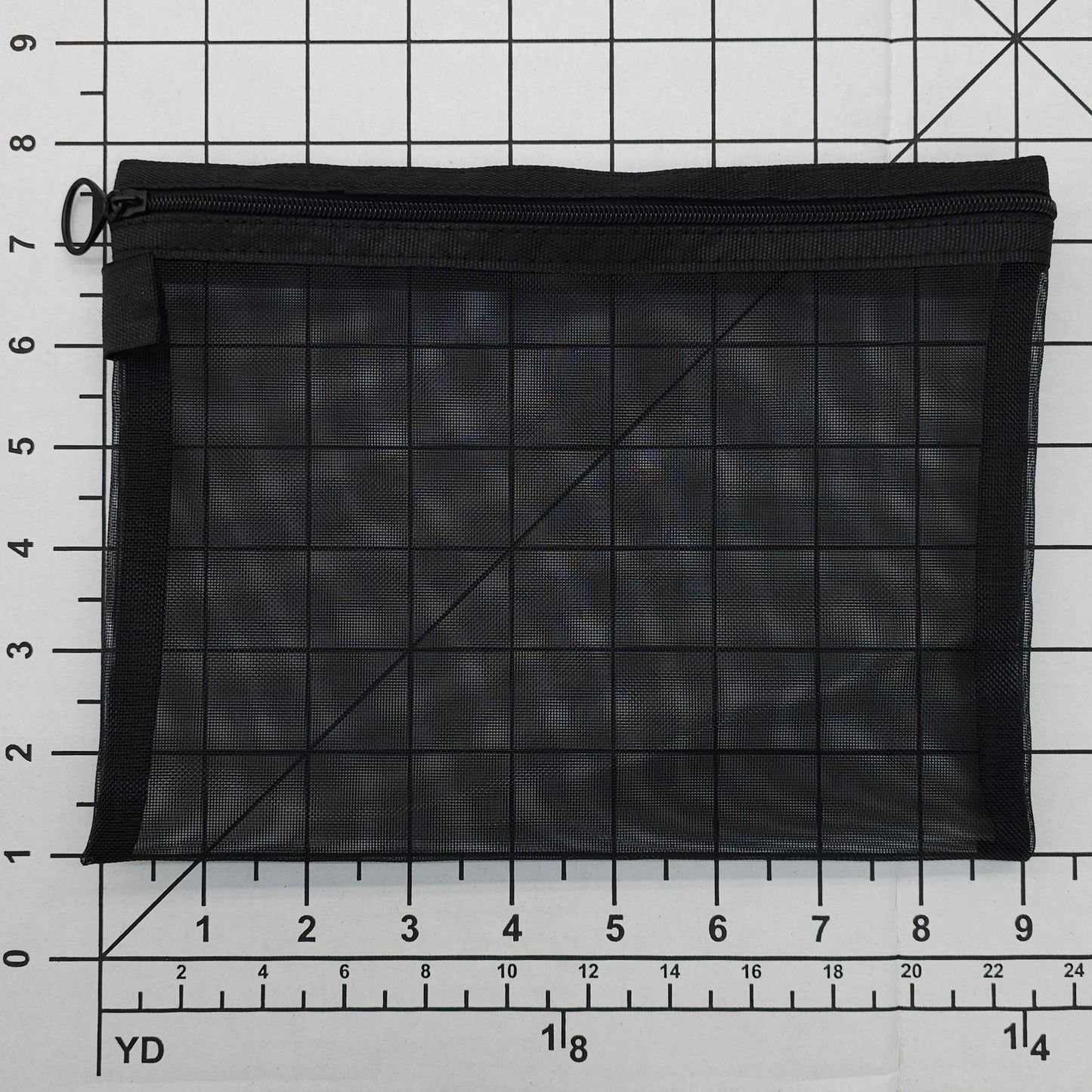 theMUAproject Large Mesh Pouch With Side Zipper