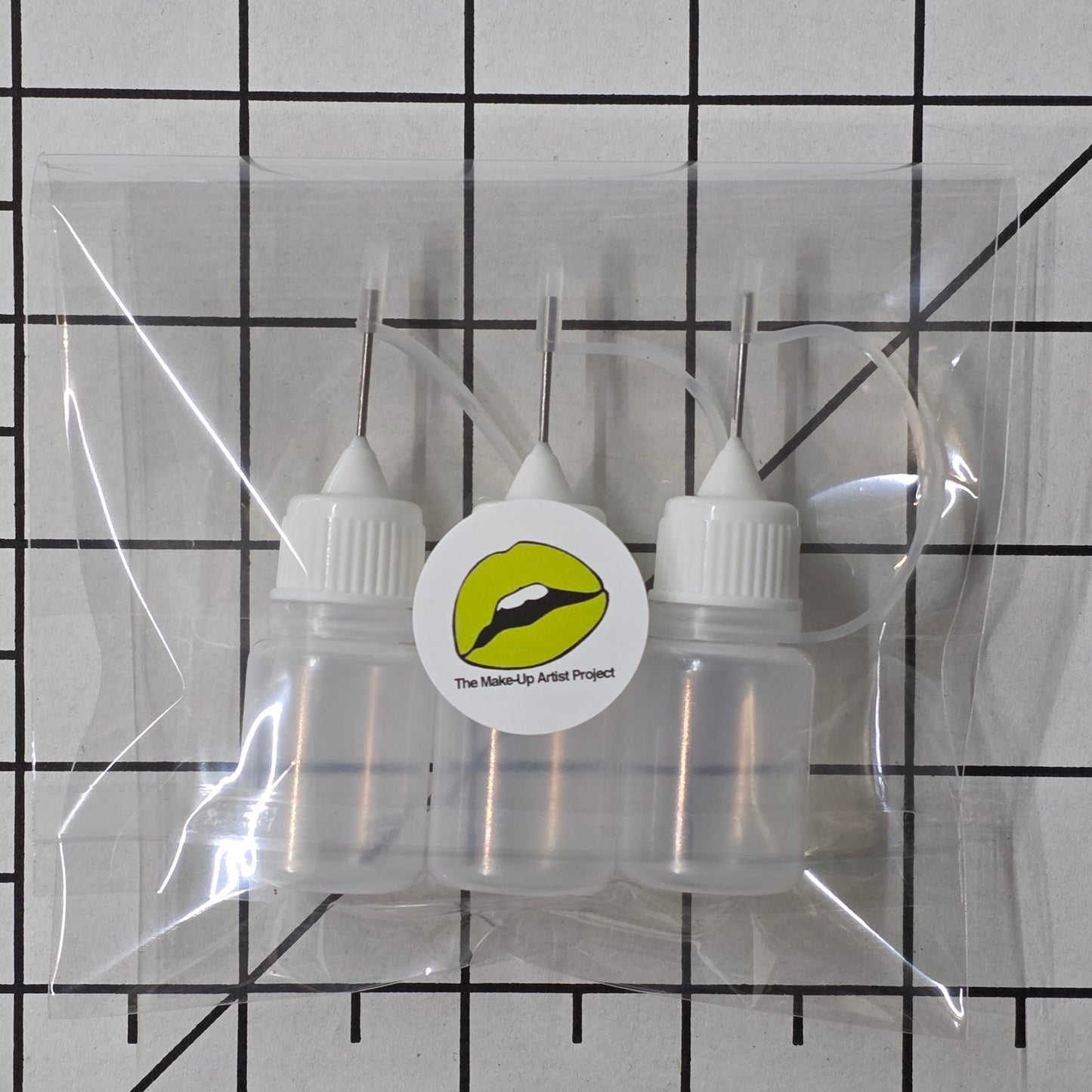 theMUAproject Small Dropper Bottle with Needle Tip (3 pack)