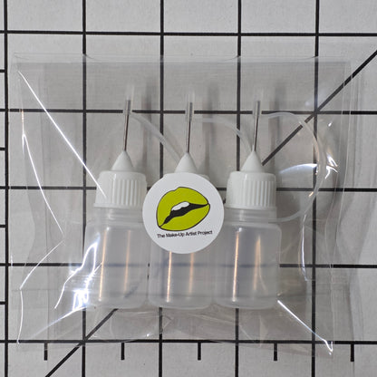 theMUAproject Small Dropper Bottle with Needle Tip (3 pack)