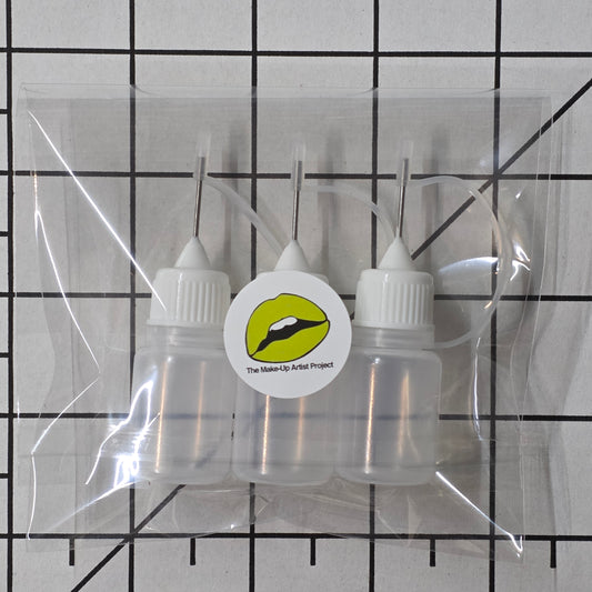 theMUAproject Small Dropper Bottle with Needle Tip (3 pack)
