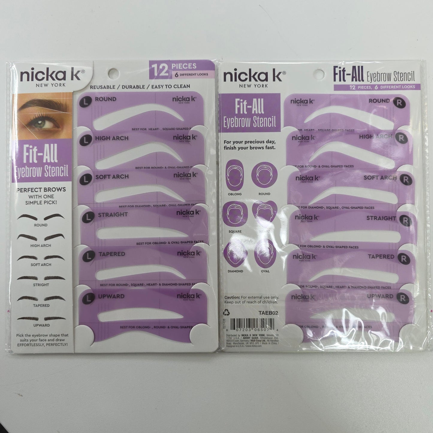 Nicka K Brow Stencil - TAEB02