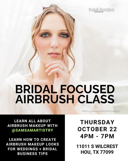 Bridal Airbrush Makeup Class - October 22, 2025