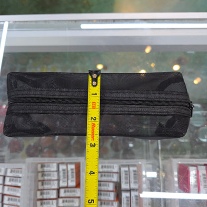 theMUAproject Large Mesh Pouch With Zipper 7 x 2.5 inch