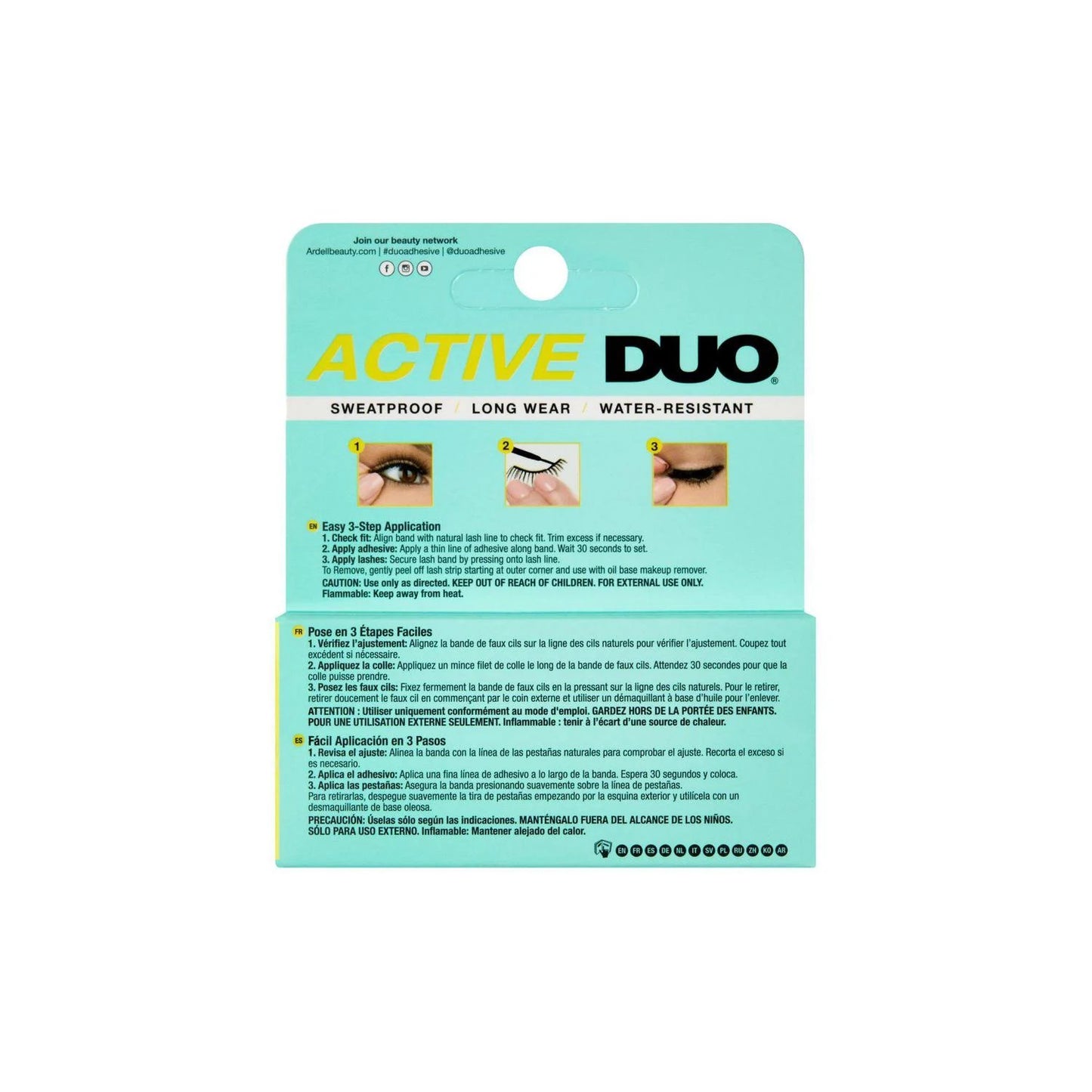 DUO Brush On Striplash Adhesive Black - Active