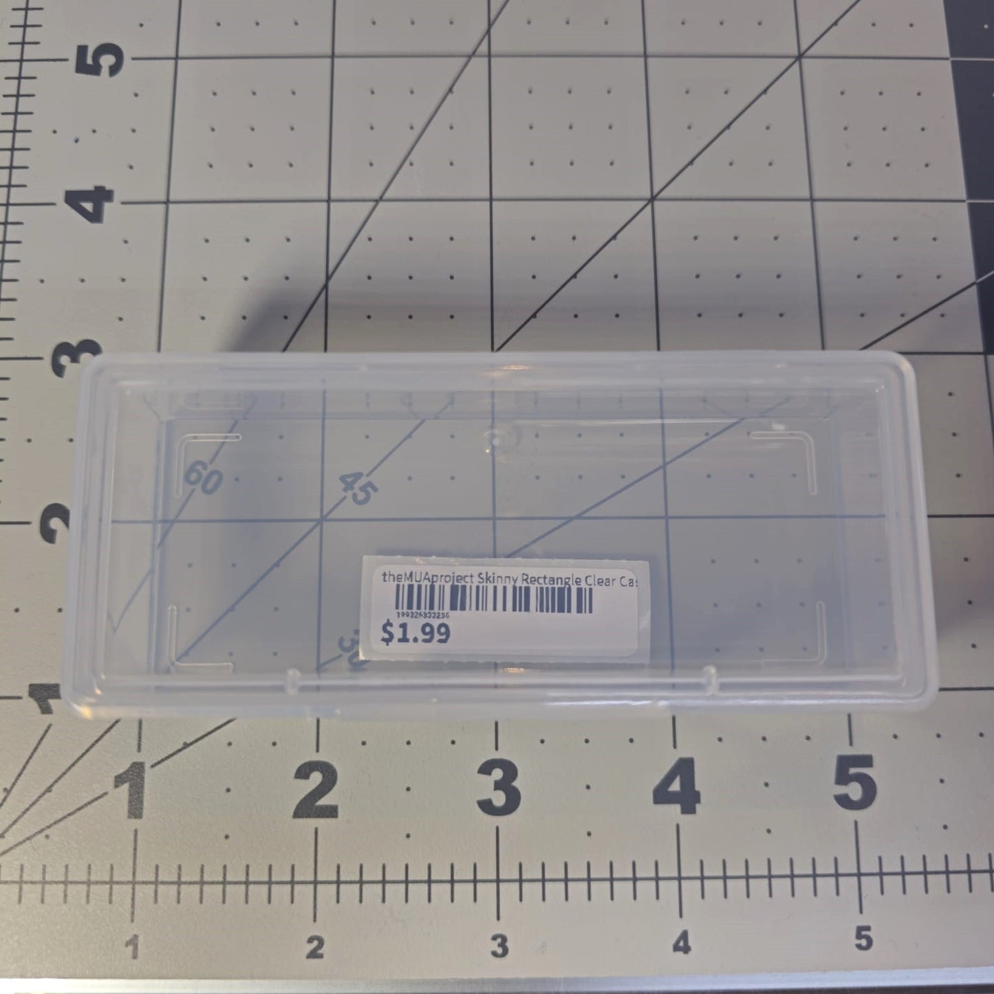 theMUAproject Skinny Rectangle Clear Case
