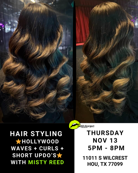 Hair Styling Class: Curls & Updo's - November 13, 2025