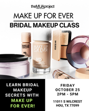 Make Up For Ever Bridal Makeup Class - October 25 at 2pm