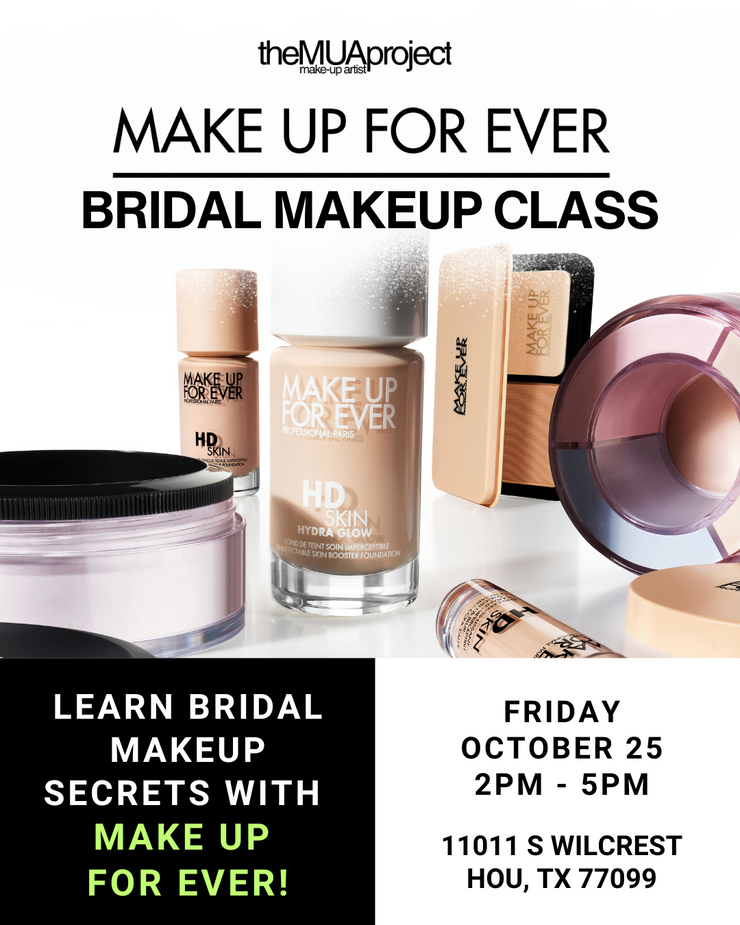 Make Up For Ever Bridal Makeup Class - October 25 at 2pm