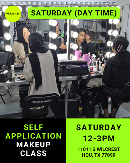 Self Application Makeup Class - SATURDAY DAYTIME