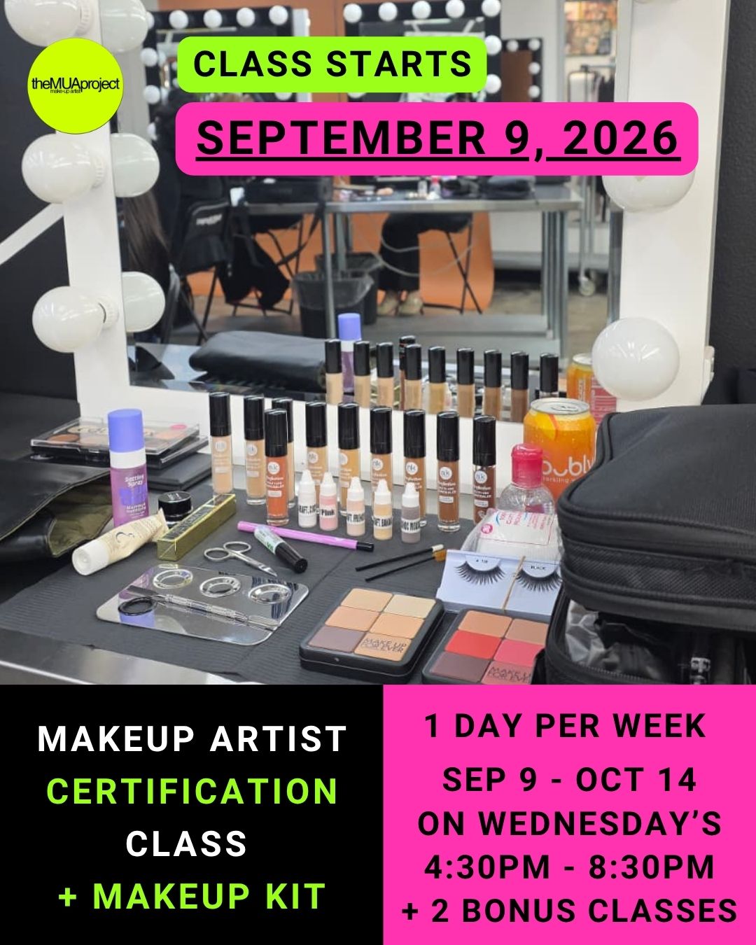 Fundamentals of Makeup Program + 2 BONUS CLASSES! 🌞