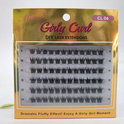 Miss Lashes Girly Curl DIY Lash Extensions CL06