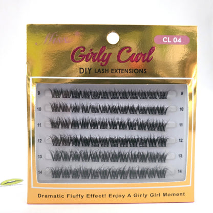 Miss Lashes Girly Curl DIY Lash Extensions CL04