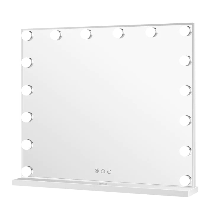 Lurella 16 Bulb Vanity Mirror - White/ Avalanche