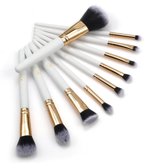 Lurella Gold Rush Brush Set with Brush Roll