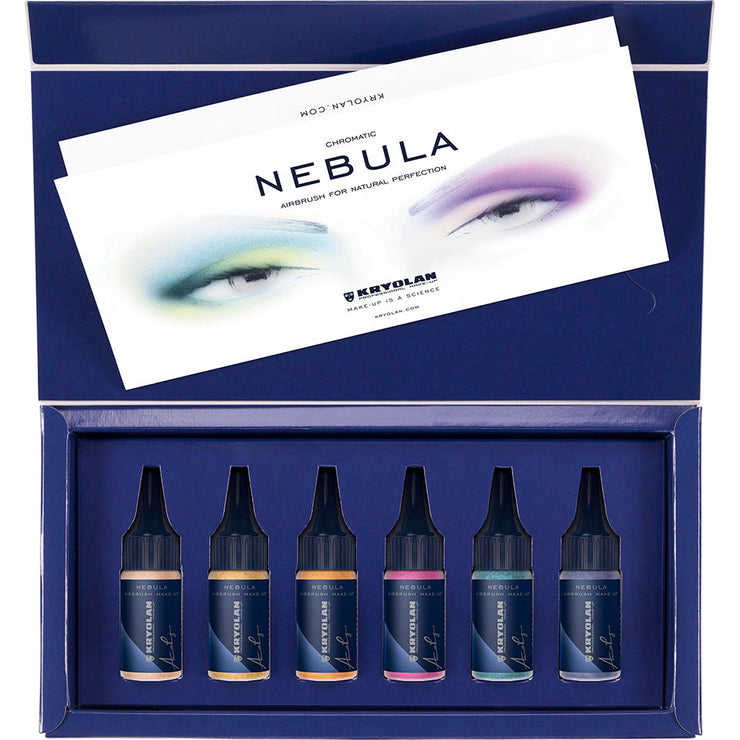 Kryolan Nebula Airbrush Makeup Chromatic Set of 6 Art. 9825